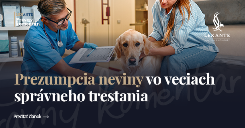 Prezumpcia neviny vo veciach správneho trestania