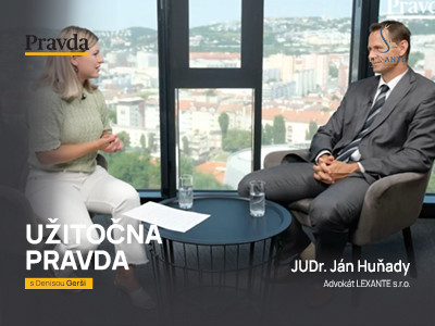 VIDEO: JUDr. Ján Huňady z LEXANTE v Podcaste Užitočná pravda na tému práca na živnosť, výhody a úskalia.