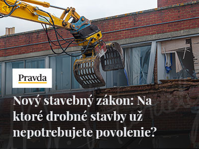 Nový stavebný zákon: Na ktoré drobné stavby už nepotrebujete povolenie?