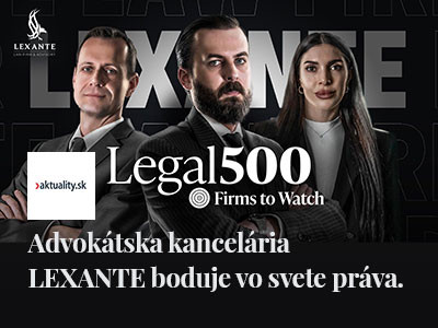 Advokátska kancelária LEXANTE boduje vo svete práva.