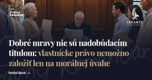 Good Morals Are Not a Legal Title: Ownership Cannot Be Established on Moral Grounds Alone